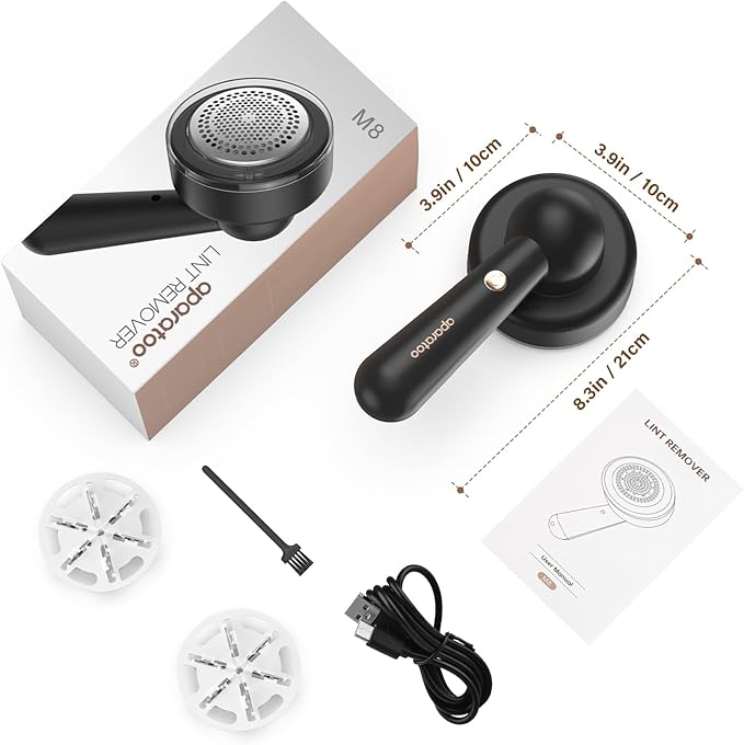 Fabric Shaver Lint Remover, Electric Lint Shaver - Image 8