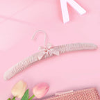 TOPIA HANGER Padded Hangers for Women Clothing, 17-inch Satin Hangers 5 Pack - Image 6