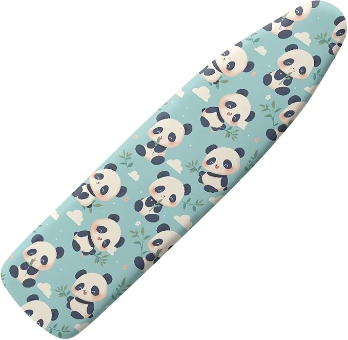 Panda Ironing Board Cover Fits Standard Size Elasticized Edges Home Decorations by Darisoco