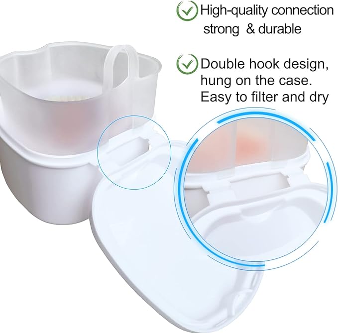 Denture Soaking Box Orthodontic Retainer Bath Case - Image 5