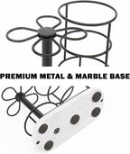 HarJue Toothbrush Holder Stand for Bathroom, Metal Toothbrush Organizer - Image 7
