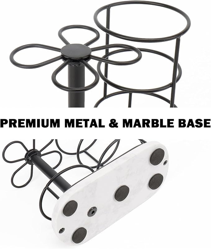HarJue Toothbrush Holder Stand for Bathroom, Metal Toothbrush Organizer - Image 7