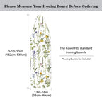 ZDCUSTOM Floral Ironing Board Cover Scorch and Stain Resistant Ironing Board - Image 5