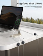 8Pack Magnetic Cord Organizer Cable Clips - Image 5