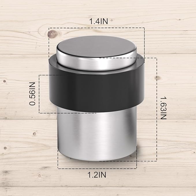 SANATO 10Pcs Nickel Door Stopper Floor Mounted - Image 6
