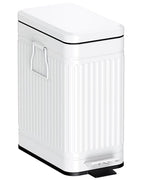 Small Trash Can with Lid Soft Close-10L/2.6 Gal Stainless Steel Outdoor Dog by GibHerz