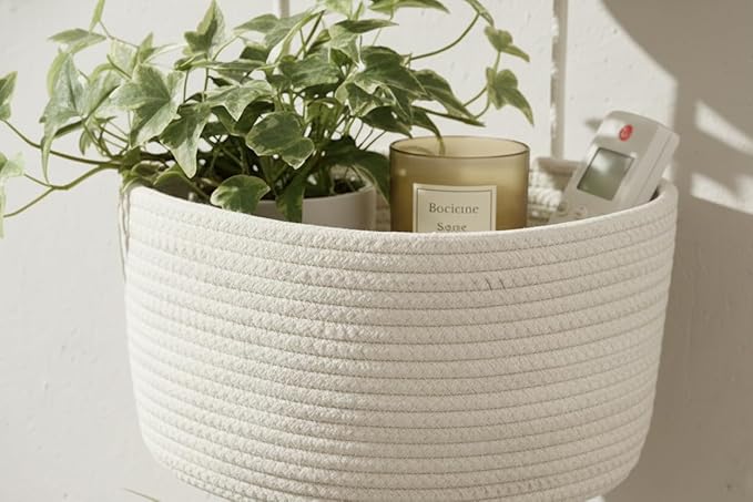 Over the Door Hanging Basket, Decorative Hanging Basket Storage, Organizing - Image 9