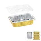 6" x 4" Heavy-Duty Aluminum Foil Pans by MESTAEK