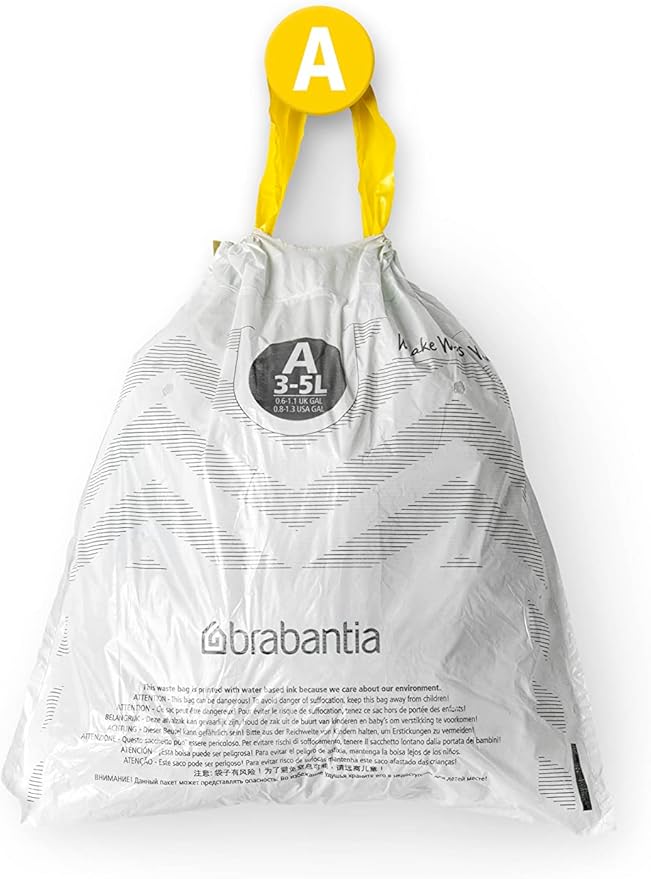 Brabantia PerfectFit Trash Bags Thick Plastic Trash Can Liners - Image 6
