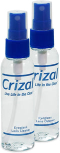 Eyeglass Lens Cleaning Solution – 2 Pack – Safe by Crizal