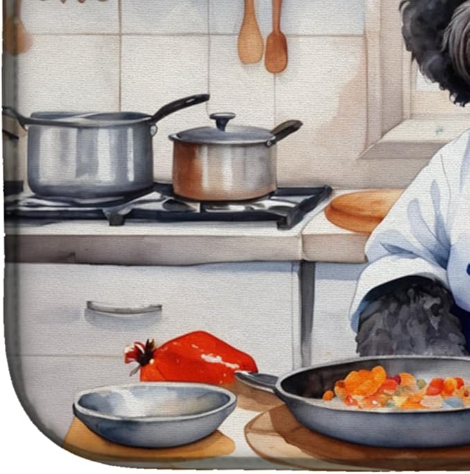 Caroline's Treasures DAC6309DDM Portuguese Water Dog The Chef Dish Drying Mat - Image 4