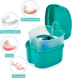 2 Pack Color Retainer Cleaner Case Denture Cups - Image 3