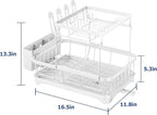 Dish Drying Rack 2-Tier Dish Racks - Image 7