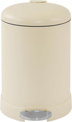 Glad Small Trash Can, 1.2 Gallon | Round Stainless Steel Garbage Bin - Image 7