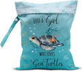 Waterproof Wet Bag for Swimsuit, Travel Beach Wet Dry Bag, Hidden Zipper by zcyxuuw