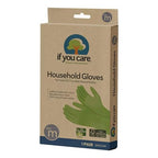 If You Care Medium Cotton Flock Lined Household Gloves – Durable, Fair Trade by IfYouCare