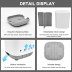 Toothbrush Holder for Bathroom, Plastic Detachable for Easy Cleaning - Image 4