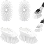 Dish Brush Refill, 4 Pack Dish Brush Replacement Head by pamrack