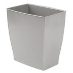 iDesign Small Plastic Bathroom Trash Can, Slim Rectangle Garbage Bin by iDesign