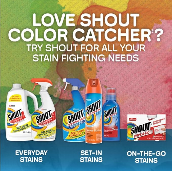 Shout Color Catchers for Laundry, Allow Mixed Washes, Prevents Color Runs and - Image 10
