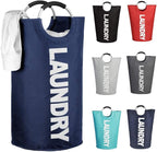 Mziart 90L Large Collapsible Laundry Hamper Laundry Basket by Mziart