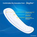 Stayfree Maxi Pads, Extra Heavy Absorbency, Wingless | Super Long | Unscented | - Image 4