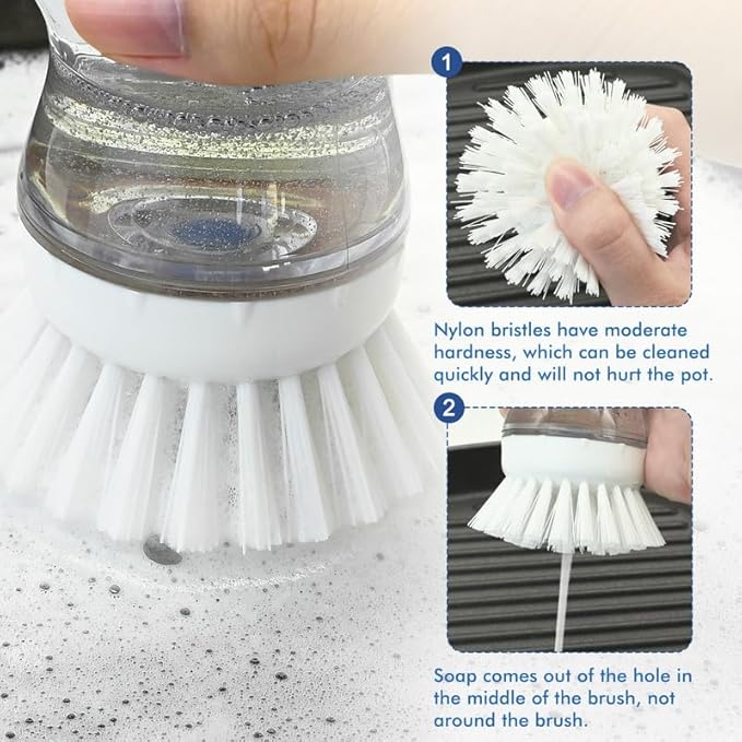 Palm Brush Refills for OXO Soap Dispensing Dish Brush - Image 5