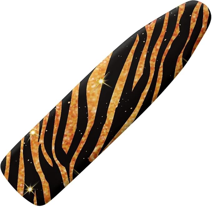 GLENLCWE Wild Bronze Stripe Ironing Board Cover by GLENLCWE