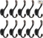 khtumeware Coat Hooks 10Pack Hardware Towel Hooks by khtumeware
