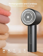 VASSON Fabric Shaver, Electric Lint Remover Rechargeable, Lint Shaver, Sweater - Image 4