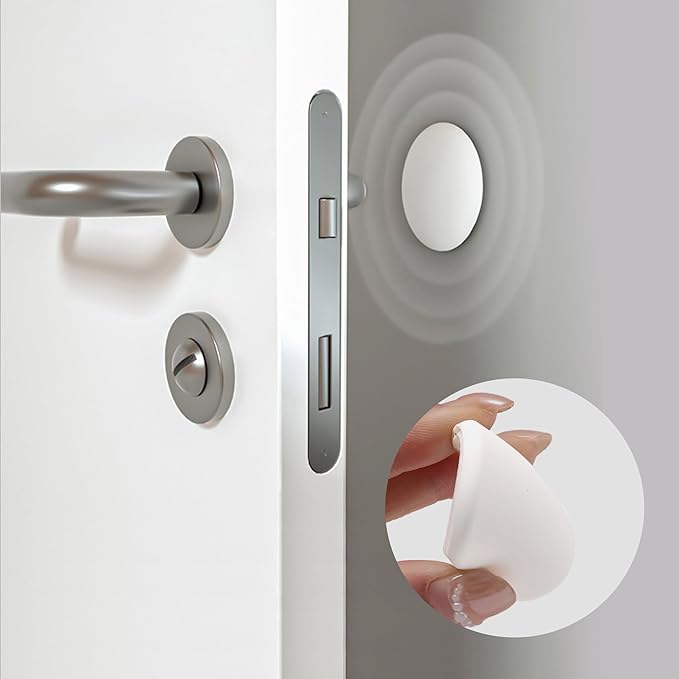 Door Stoppers - 1.57" White Door Stoppers - Image 3