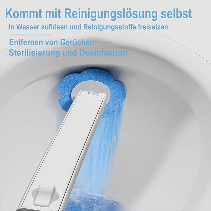 72 PCS Toilet Wand Refills, Toilet Cleaner Refill Pads Disposable Toilet - Image 4