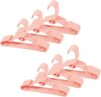 60pcs Pink Baby Nursery Closet Hangers, Non-Slip Laundry Infant Pant Hanger by VIIBASE