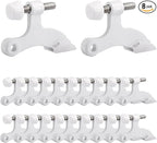 OBTANIM 20 Pack Hinge Pin Door Stopper Heavy Duty Metal Adjustable Door Stops by OBTANIM
