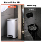 Slim Bathroom Trash Can with Lid Soft Close, 1.6 Gallon Stainless Steel Garbage - Image 5