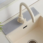 Stone Faucet Mat for Kitchen Sink，Super Absorbent Diatomite Fast Drying Stone by FATILINHOME