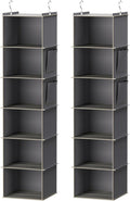 YOUDENOVA Hanging Closet Organizer, 6-Shelf Closet Hanging Storage Shelves by YOUDENOVA