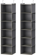 YOUDENOVA Hanging Closet Organizer, 6-Shelf Closet Hanging Storage Shelves by YOUDENOVA