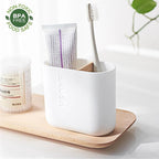Toothbrush Holders Bamboo Electric Toothbrush Holder Bathroom Storage Organizer - Image 2