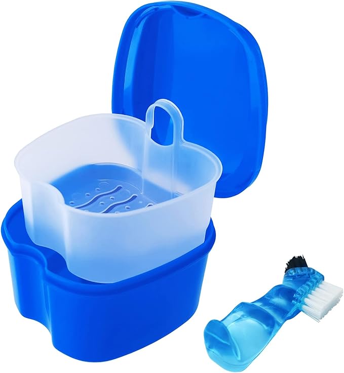 Dental Retainer Cup Holder Mouthguard Cleaning Case by Keedolla