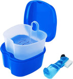 Dental Retainer Cup Holder Mouthguard Cleaning Case by Keedolla