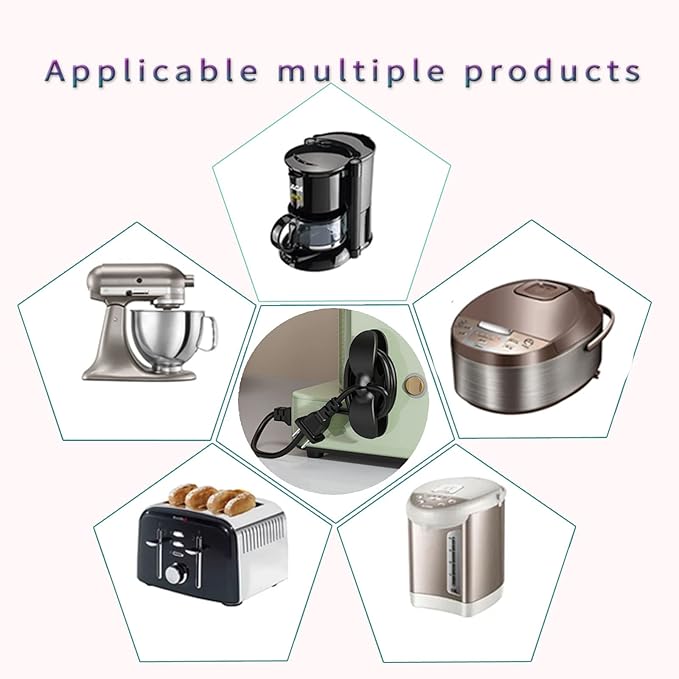 4PCS Cord Organizer For Appliances, UMUST Kitchen Appliance Cord Winder Holder - Image 3