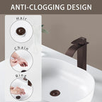 Fransiton 2 Pack Bathroom Sink Stopper, 1.1-1.77 Inch Basin Pop Up Sink Drain - Image 2