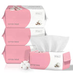100 Count Disposable Face Towel, Ultra Soft & Thick Washcloths, Biodegradable by WMQL