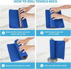 AIDEA Microfiber Cleaning Cloth 165 Sheets 3 Roll, Microfiber Towels - Image 7