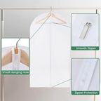 12 Pack Garment Bags for Hanging Clothes - Image 4