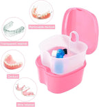 Keedolla Denture Cleaning Case Orthodontic Dental Retainer Container, Denture - Image 2