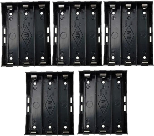 18650 Battery Case Holder, 5 Pack 3 Slots x 3.7V DIY Battery Storage Box by Ltvystore