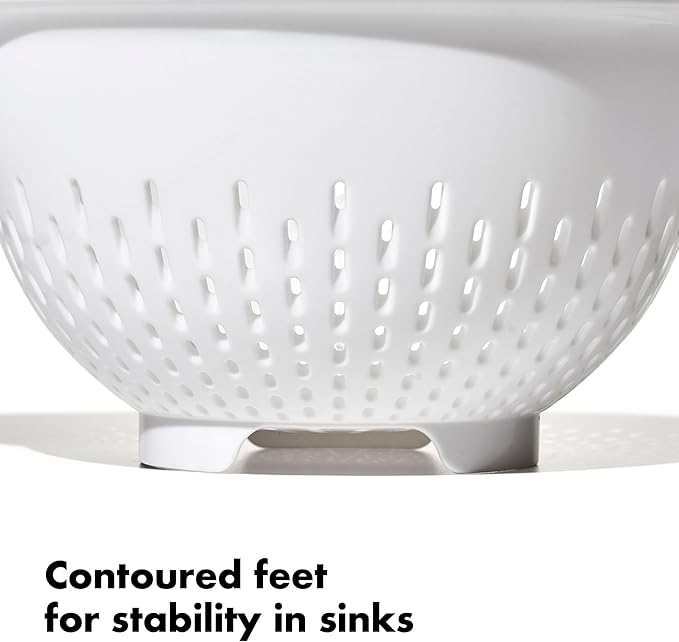 OXO Good Grips 3 QT Plastic Colander - Image 8