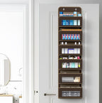Simple Houseware 6 Clear Window Pocket Over Closet Door Storage Hanging - Image 5
